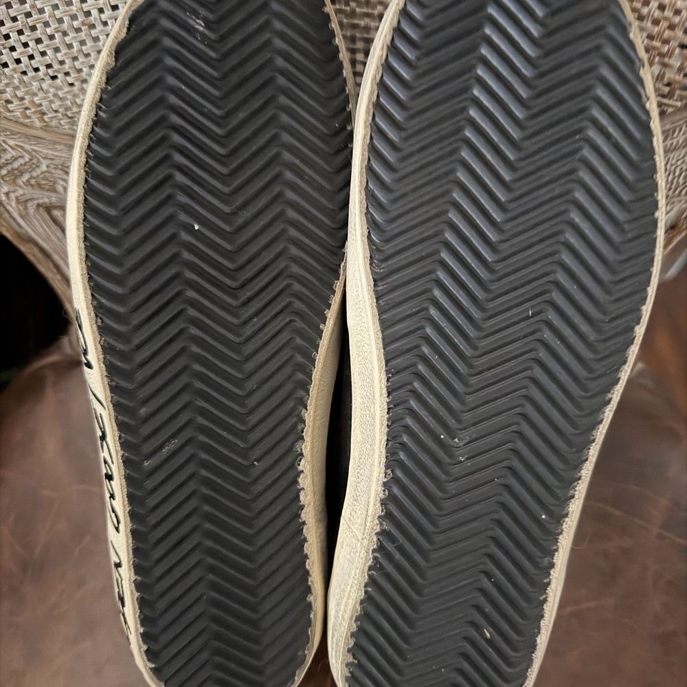 Golden Goose Superstar Black Corduroy Sneakers with Swarovski Crystals Sz 40 EUC - Picture 5 of 9
